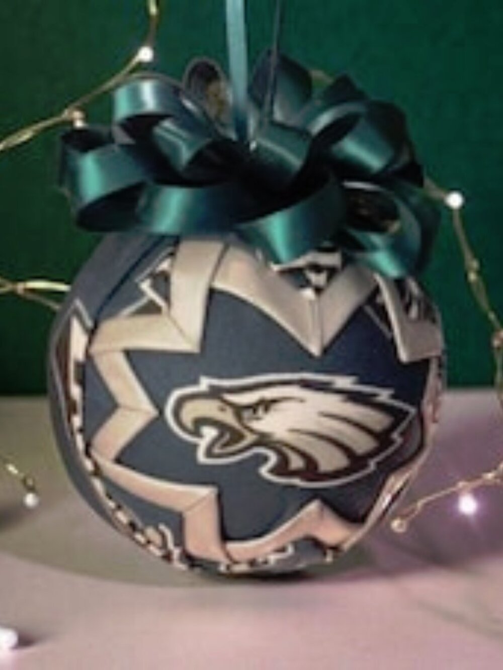 Philadelphia Eagles Handcrafted Fabric Ornament